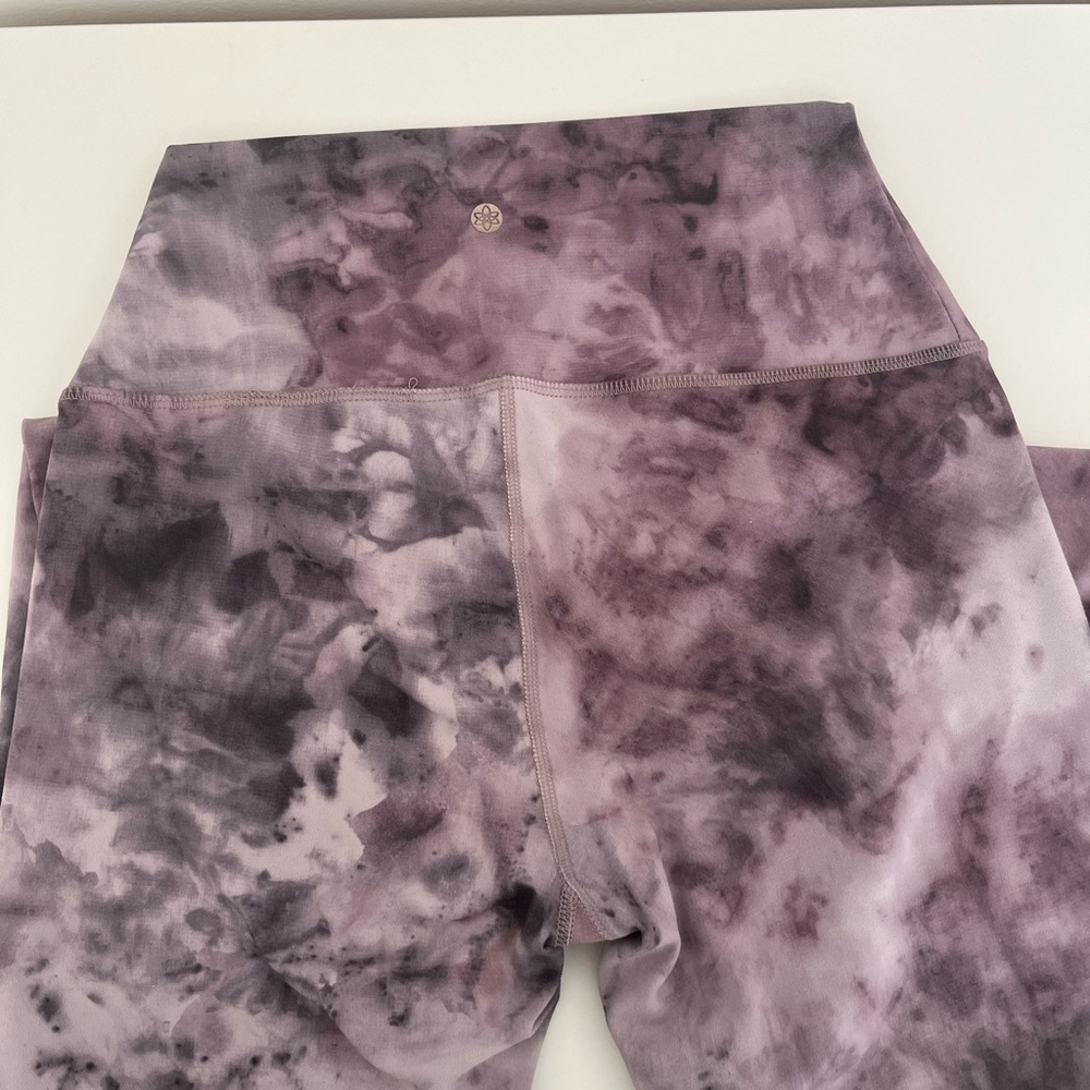 Purple Tie-Dye Leggings